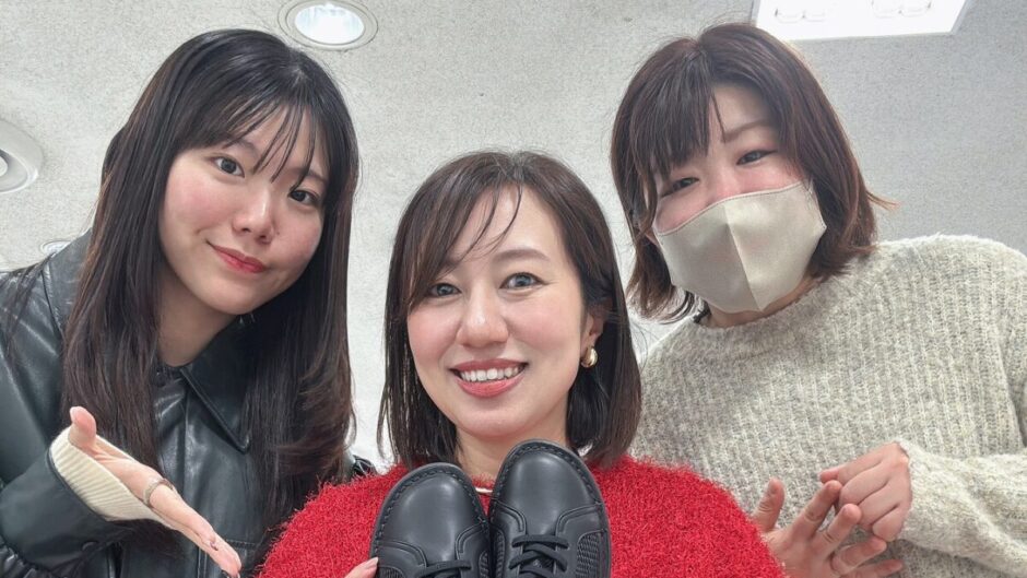 小足さん向けコラボシューズ