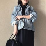 ユニクロ クレープジャージーワンピースノースリーブ 小柄向け