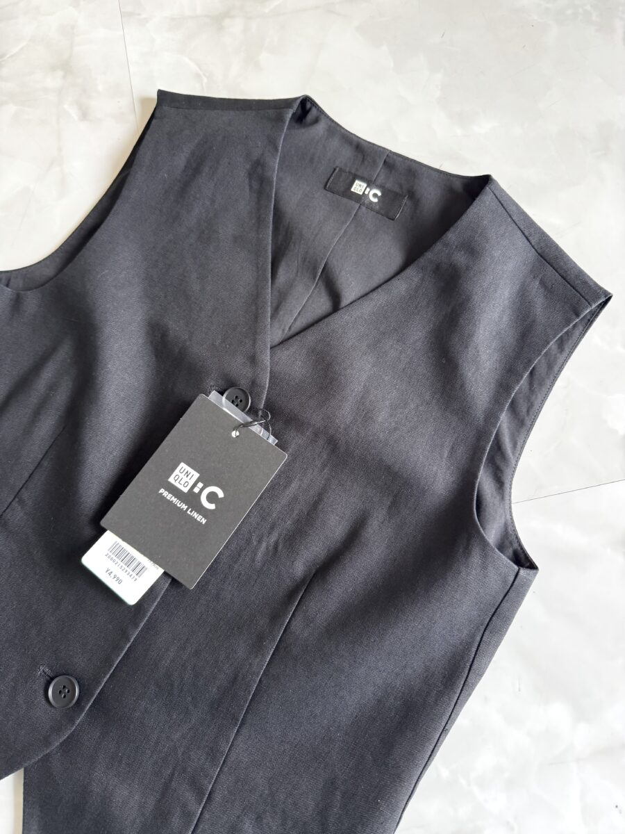 ユニクロ プレミアムリネンベスト