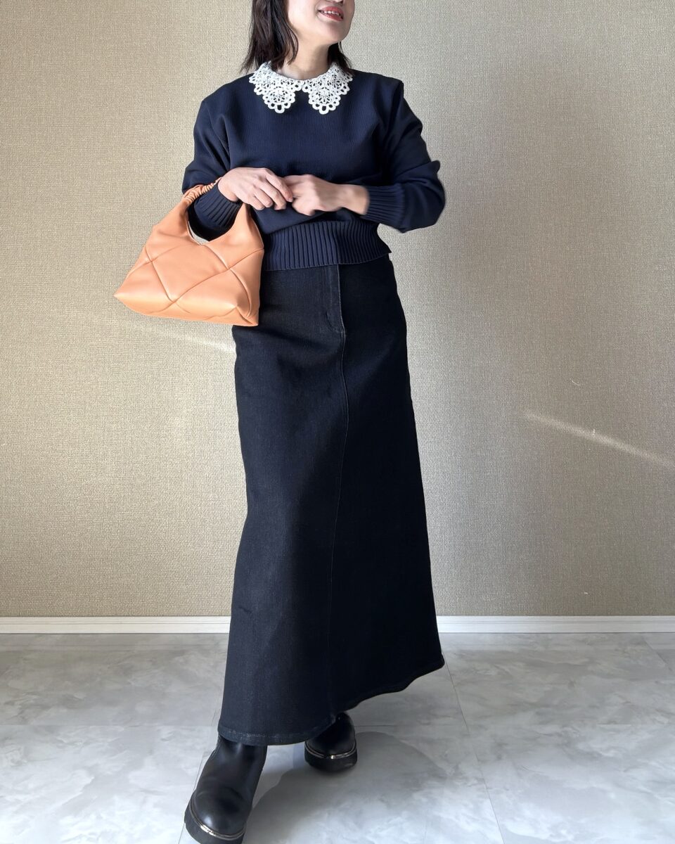 アラフィフ小柄　着こなし