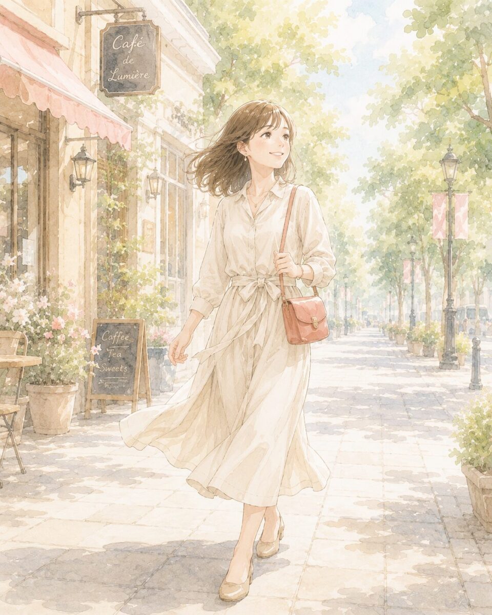 小柄女性 イラスト
